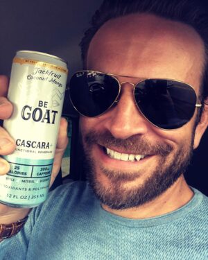 John Brotherton Instagram - “Be your greatest of all time”
-BeGOAT 
✨🐐✨
… learn about it
.
.
.
#BeGOAT
#cleanenergy 
#cleancaffine 
#nongmo
#nojunk
#refreshing
#seltzer 
#puredeliciousness 
#functionalbeverage 
#thenotanenergydrinkenergydrink

@drinkbegoat