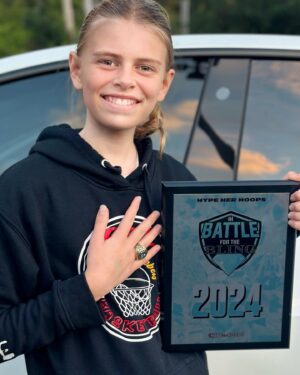 John Brotherton Instagram - Happy Birthday to my baby girl!! It was one to remember 💪🏀💍 Doing what you love with people you love. You make us so proud!!
Bling bling you got the ring…
#GBLbasketball
#HypeHerHoops
#BattleForTheBling
#Champions
#MVP
Thank you coach @sherripegues & @gblladyrebels We love and appreciate you!!