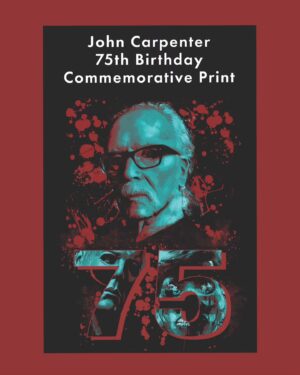 John Carpenter Instagram - Check it out!  I've got an SDCC exclusive for everyone (or the first 250 of you) headed to #Comic-Con this week. Available ONLY at Booth 1935.

Art by CAT STAGGS
Poster by MITCH PUTNAM, co-founder of Mondo

Limited numbered run of 250

Signed by John Carpenter & Cat Staggs

18 × 24

eight color screenprint

$200

#sdcc