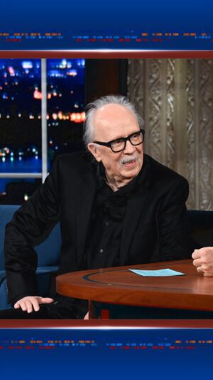 John Carpenter Instagram - Legendary film director and screenwriter @johncarpenterofficial is willing to give away the ending of his film “The Thing” but only on one condition! 😂💸

#Colbert