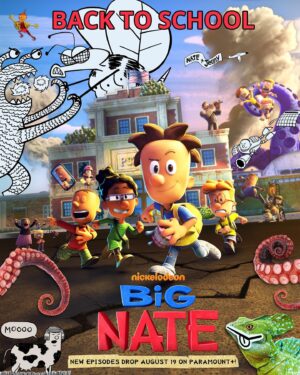 John Cohen Instagram - New #BigNate episodes drop August 19th on @paramountplus! 📚✏️