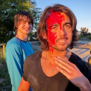 John DeLuca Instagram - Why am bleeding from the skull? And why are me and @uncle_jezzy smiling about it like insane people? You can find out today because Spree is now available in drive in theaters and on VOD (Amazon, Apple TV, Fandango, Vudu, Google play, etc) #spree #thelesson Link in Bio!