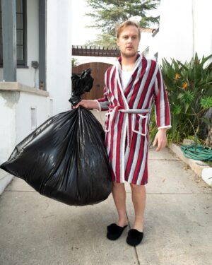 John Early Instagram - Gave my party tips to @interviewmag and did this photoshoot inspired by The Hours. 

Photographed by the great @bradelterman 

Styled by @isabellefields 

Hair: @gregglennonjr 

Makeup and prosthetic nose: @allydoesmakeup

Set design by: @lilsavbigcity

Thank you to @melzy917 and @benbarna and @pkv15 !!!!