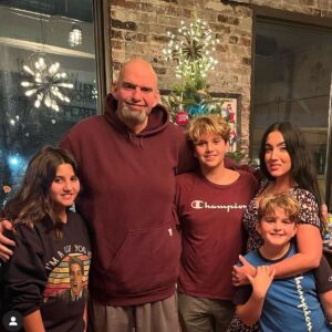 John Fetterman Instagram - Merry Christmas from the Fetterman crew. We love you! 🎄❤️🎄