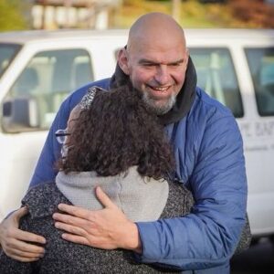 John Fetterman Instagram - Beautiful morning to participate in democracy   make your voice heard. 

Get out and vote, PA 🥰