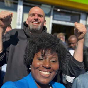 John Fetterman Instagram - Woo hoo! @joanna_mcclinton will be PA’s new Speaker of the House. Congratulations on making history, Madame Speaker!