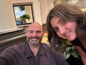 John Fetterman Instagram - Happy birthday 🎁🎂🎈🎊🎉 to my birthday twin and BFF, Gracie! 12 years later and you are still the bestest birthday present😭🥰