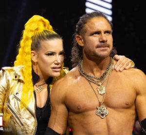 John Hennigan Instagram - ⭐️ Go to pic 4 to see what we’re laughing at!!! Then CLICK THE LINK IN MY BIO and watch episode one of Johnny Loves Taya! Available NOW on the @aew YouTube channel!