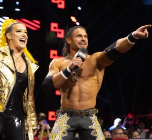 John Hennigan Instagram - ⭐️ Go to pic 4 to see what we’re laughing at!!! Then CLICK THE LINK IN MY BIO and watch episode one of Johnny Loves Taya! Available NOW on the @aew YouTube channel!