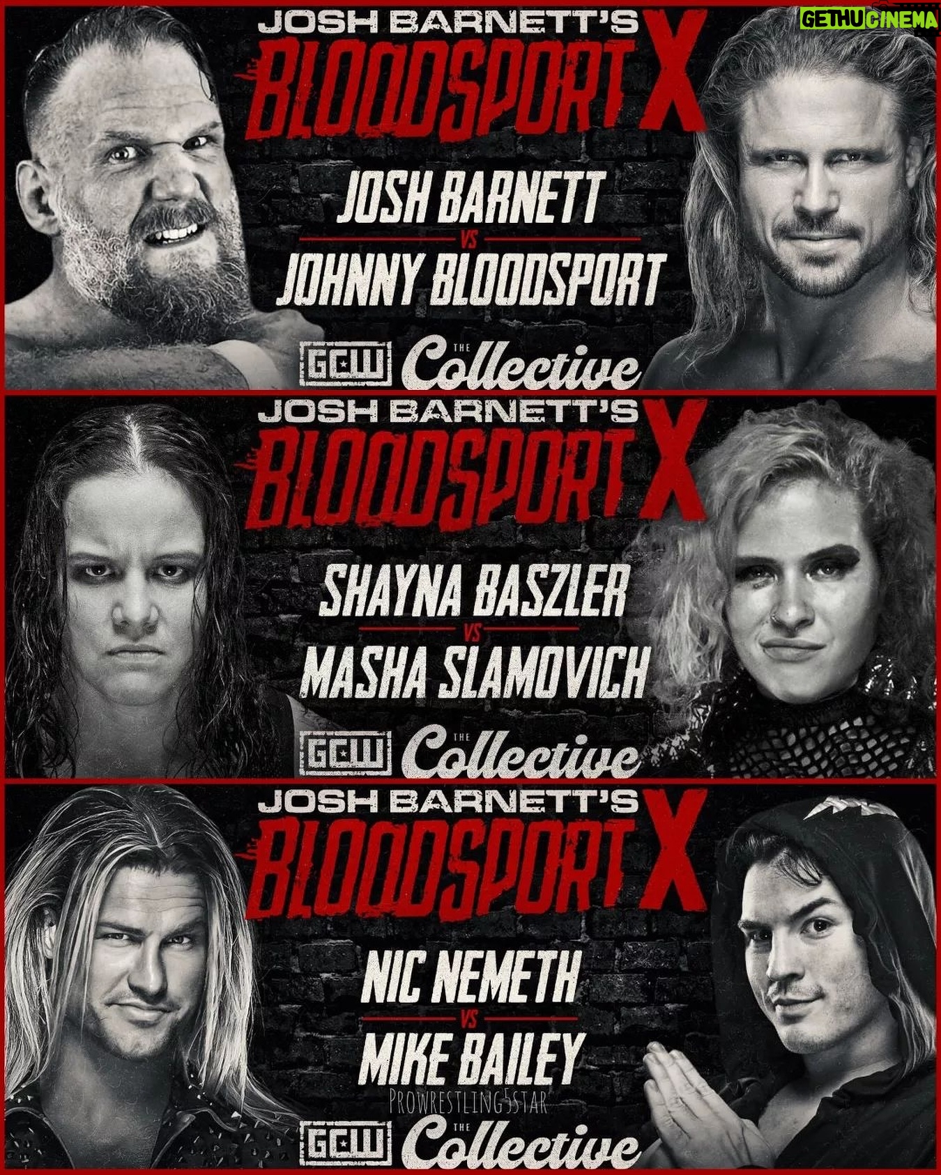 John Hennigan - 8.5K Likes - Repost from @prowrestling5star
ā¢
This Thursday. 4/4. 4PM E
@joshlbarnett @gamechangerwrestling
Bloodsport X
Watch Live on Triller @fitetv
@thecollective2024