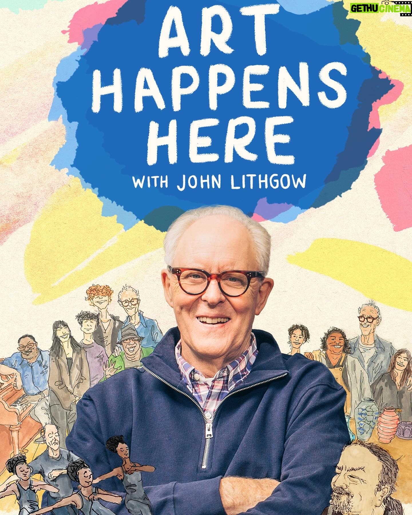 John Lithgow - 2.5K Likes - Look what’s in the pipeline! ART HAPPENS HERE premieres April 26th on PBS.