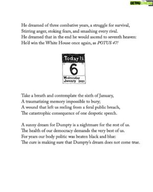 John Lithgow Instagram - “Dumpty’s Dream” from A Confederacy of Dumptys, published in October 2021, but worth re-reading today.