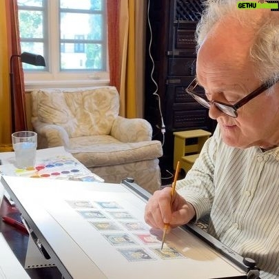 John Lithgow - 2.6K Likes - I had such fun creating the illustrations for my new book, A Confederacy of Dumptys, that I couldn’t wait to share them with you! So over the next few months, I’ll be posting little sneak-peeks and footage of my drawing process. I painted this set of portraits for the end-papers (the artwork that goes on the inside of the cover). How many of these American scoundrels do you recognize?
Music Credit - Prokofiev: Lieutenant Kije Suite, Op. 60: III. Kije’s Wedding, Neeme Järvi & Royal Scottish National Orchestra
#ConfederacyOfDumptys
