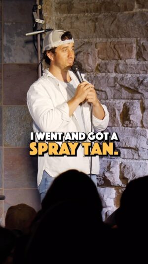 John Parr Instagram - If you’re feeling cray get the spray.
Come see Me, Chad and Strider in FLORDIA!
Orlando - 2/14
Tampa - 2/15
Dania Beach - 2/16 
Link in bio for 🎟️!
#jtparr #chadandjt #standup #comedy #spraytan #florida