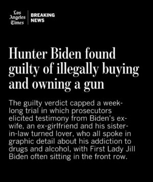 John Ross Bowie Instagram - So just so we are absolutely clear… Joseph Biden is manipulating the New York STATE courts that convicted Donald Trump, but he had no control over the FEDERAL courts that convicted … his son. Got it.
Look, Hunter… Who is not running for office… Is absolutely guilty. You don’t even need to be a lawyer to figure that out. Guy bought a gun while he was high and then disposed of it right near a school. I think most second amendment advocates would agree that that’s really bad. But the conspiracy theories surrounding Donald Trump… Who has been in trouble in New York State since his very first mention in the New York Times in the 70s (“Major Landlord Accused Of Antiblack Bias in City”look it up) are ridiculous. I haven’t checked, but I’m pretty sure the rightwing nitwitosphere will suggest that Biden deliberately sacrificed his son in order to convict Trump. 
Which I think we can all agree makes Biden closer to God. #amen 🙄