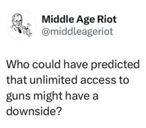 John Ross Bowie Instagram - He was surrounded by “good guys with guns.”
I would also implore my brothers and sisters on the left to not cheer the possible martyrdom of the guy.