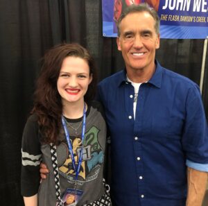 John Wesley Shipp Instagram - Day 2 🙏🏼♥️ Final day tomorrow! 👉🏼 My Panel at 12:15 (Super Stage) Let’s talk all things #theflash #dawsonscreek #teenwolf etc #superheroesandpsychopaths -we’ve play em all! @johnscotbarrowman @barbaraburket ⚡️☄️🐺🛶🍦👀😉