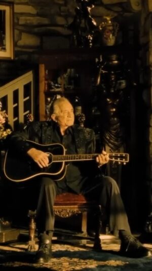 Johnny Cash Instagram - The breathtaking music video for Johnny Cash’s “Hurt” featuring @junecartercash was released this month in 2003.