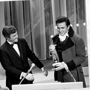 Johnny Cash Instagram - 54 years ago on this date, Johnny Cash won Entertainer of the Year, Album of the Year with 'Johnny Cash at San Quentin,' and Vocal Group of the Year with June Carter Cash at the third annual CMA Awards 🎤🎶