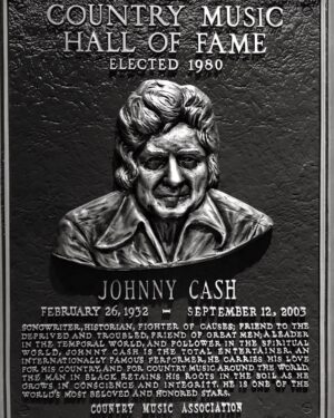 Johnny Cash Instagram - On this day in 1980, Johnny Cash joined country music royalty with an induction into the Country Music Hall of Fame 🎤 🌟