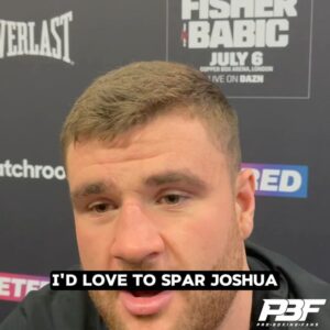 Johnny Fisher Instagram - “𝗔𝗡𝗧𝗛𝗢𝗡𝗬 𝗝𝗢𝗦𝗛𝗨𝗔 𝗜𝗦 𝗔 𝗛𝗘𝗥𝗢 𝗢𝗙 𝗠𝗜𝗡𝗘” ⭐️

🥊 @johnnyfisher1 has sparred most of the very best and now wants to test himself against @anthonyjoshua 🇬🇧🤝

#Boxing #JohnnyFisher #AnthonyJoshua