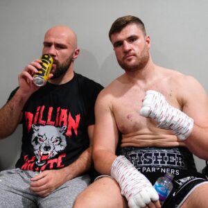 Johnny Fisher Instagram - We were enemies for this fight, but Alen is a good man with honour. Always welcome to our home and down the Blue Orchid for a Chinese mate. A warrior and a gentleman 👊🏻.