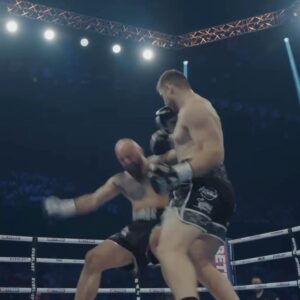 Johnny Fisher Instagram - The Romford Bull on the charge 🐂

A view from the canvas as @johnnyfisher1 moved 12-0 in sensational style against Alen Babic in last night’s main event at the Copper Bosh! 💥

#FisherBabic #JohnnyFisher #KO #FightNight 

-------------------------------------------------
Follow @matchroomboxing for exclusive content 👊
-------------------------------------------------