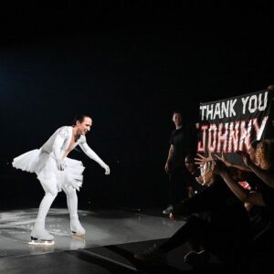 Johnny Weir Instagram - 27.6.2023 •Final Bow•

The amount of love coming my way the last few days has been nothing short of magical. I will never forget my final day in the spotlight. Thank you to everyone involved in making it so special, especially my skating family, all the fans who lit up the rink, friends and strangers from all over the world for writing me and making me cry every day, and to my family at home for giving me the strange and beautiful life I’ve led on the ice. 

Last year, I watched friends of mine, @kapanna87 & @luca.lanotte_skater give their final performances, and quietly at the end of the show, Luca grabbed Anna by the shoulders, skated her around and had her look out into the audience to remember what this life looks and feels like. It made me cry then and makes me cry now when I think about it and that quiet moment that spoke volumes, showed me what would be important on my final day. Grazie Anna & Luca. It will be hard, but to every athlete who will one day step away from the arena, take the time to remember on your last day, like Anna and Luca. 

📸 @nobuaki.onno.tanaka 

#fantasyonice #faoi #figureskating #olympics #sports