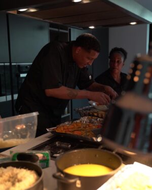 Joivan Wade Instagram - We were at it again last night growing the @plus1network with some amazing humans. My co-founder @lucylorna_x  along with Chef Jared preparing a beautiful meal for our guests accompanied by our @plus1network game to get the dinner party going. 

An amazing evening. Thank you to all who attended and WELCOME! to the Plus One Network. We look forward to the next event! 

👨‍🍳 @uponeonu 
📸 @khulula_timi 

Follow @plus1network for more updates on our next event & how you can get involved. #TheMissingPieceToYourPurpose 
#PlusOneNetwork