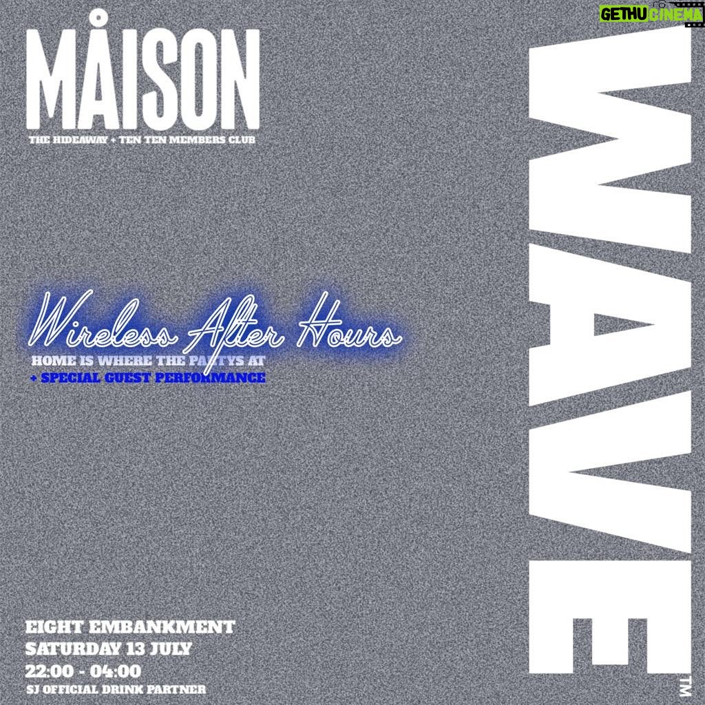 Joivan Wade - 3 Likes - DID SOMEONE SAY WIRELESS AFTER PARTY!? @TenTenMembersClub & @TheHideAwayOfficial are presenting MÅISON, in collaboration with @WaveMag_!
*The Wireless Afterhours Experience* – Special Guest Performance! 🤫
✨ **Ladies**: complimentary RSVP!
🎟️ **Fellas**: You can purchase your tickets or tables through @TenTenMembersClub & @TheHideAwayOfficial.
#AfterhoursExperience #WirelessAfterparty #TENTENMembersClub #TheHideAway #TENTENExperience #TheBestKeptSecret