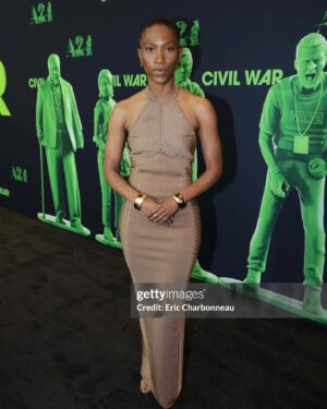 Jojo T. Gibbs Instagram - The most special part about last night was watching the screening with my mom…she had  great time 

Civil War is in theaters and IMAX April 12,2024

#civilwarfilm #jojotgibbs