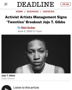 Jojo T. Gibbs Instagram - I’m super excited about this new journey with @activistartists and my new managers…looking forward to all the new endeavors we’re going to embark on together! 

🚀🚀🚀🚀🚀