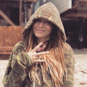 Jolene Blalock Instagram - Relaxing day at the beach. The big sand blob is me. #springbreak2019 #woohoo