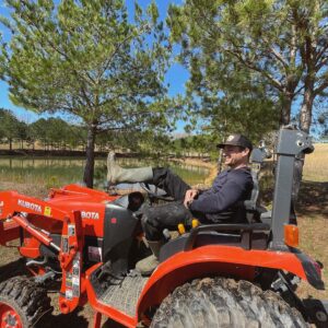 Jon Ecker Instagram - @johnjames_jj let me borrow his tractor. 🚜🚜🚜