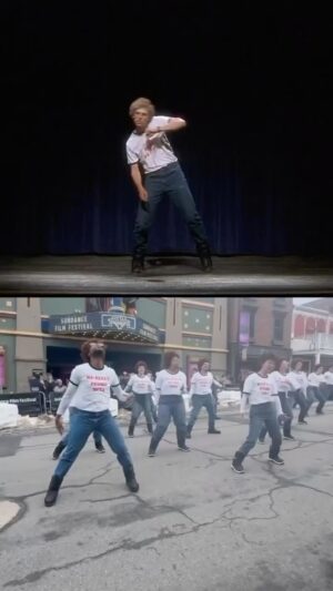 Jon Heder Instagram - Last one from Sundance. Probably. This is too much. I wanna see rehearsal videos of this troop. 
@searchlightpics #napoleondynamite