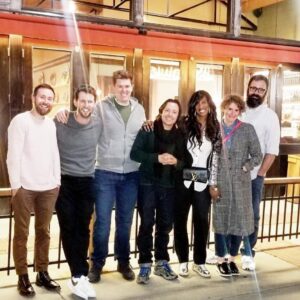 Jon Heder Instagram - 15 years ago today. 
My NappyDee Familee. 
I love them all