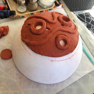 Jon Heder Instagram - Princess Mononoke Halloween costume
•
•
It’s a bit late, but just wanted to share the rough assembly of this mask and hood I made for my daughter this Halloween. One of our favorite movies, and I love making costumes every Halloween, now that my kids are old enough to wear them without taking them off in the first 5 min of trick or treating.