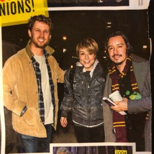 Jon Heder Instagram - 15 years ago today. 
My NappyDee Familee. 
I love them all