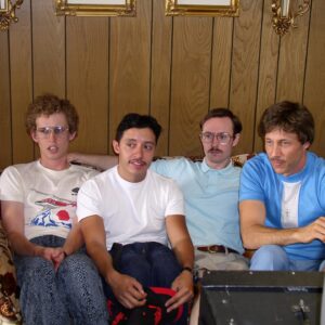 Jon Heder Instagram - If you miss the good ol’ Nappy D crew like I do, tune in to YouTube tomorrow Friday the 4th, 5pm PST for a grand reunion. Most of the usual cats were there but a ton of old surprises popped up that I didn’t even know about, so great seeing everyone! 
AND it’s also a benefit to help raise funds for The Hunger Project! Join us for a great cause and to see Pedro’s inauguration speech. Link for the show in bio

@globalhungerproject #napoleondynamite 

📷 by real Ghana movie poster for ND