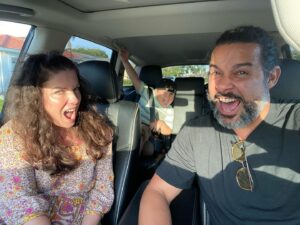 Jon Huertas Instagram - #pretending to be #parents - So much fun!!! Wait?  Who’s #kid is this?  #joking only the most awesome #nephew … well one of them #anyway