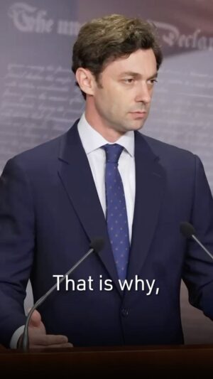 Jon Ossoff Instagram - Progress to ban stock trading by Members of Congress