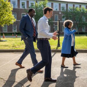 Jon Ossoff Instagram - I brought good news to Spelman this week — $2.5M for technology upgrades on campus! It is always a pleasure working with President Campbell. Also secured: funding for the Morehouse School of Medicine to design a new academic building and CAU to build out their cybersecurity education. #HBCUs

Photo by @_danielschwartz
