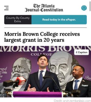 Jon Ossoff Instagram - As I promised!!! #HBCUchampion #MorrisBrownCollege