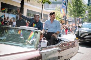 Jon Ossoff Instagram - Pride Atlanta   @raphaelwarnock   1969 Cadillac DeVille