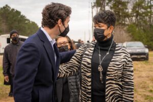 Jon Ossoff Instagram - I’m on the road across Georgia:

1. Briefing leaders on infrastructure investments coming soon

2. Listening to constituents about priority projects in our communities

Henry County, Albany, and Macon today!

Photo by @_danielschwartz