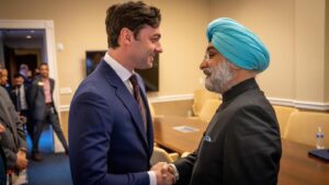 Jon Ossoff Instagram - It was a pleasure welcoming Indian Ambassador Taranjit Singh Sandhu to Georgia to observe Dr. King’s day and meet with Indian-American community leaders.