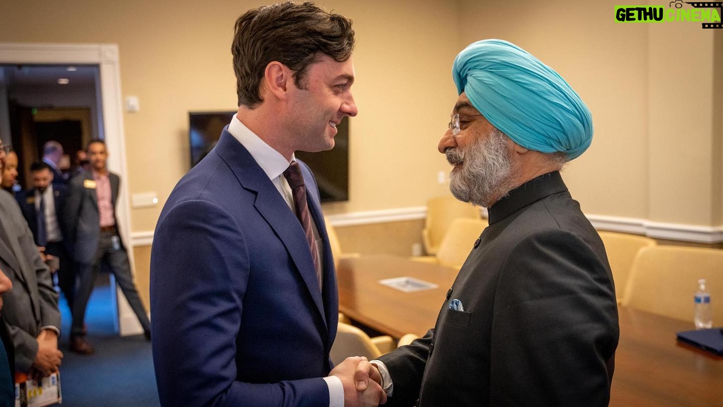 Jon Ossoff - 5.9K Likes - It was a pleasure welcoming Indian Ambassador Taranjit Singh Sandhu to Georgia to observe Dr. King’s day and meet with Indian-American community leaders.