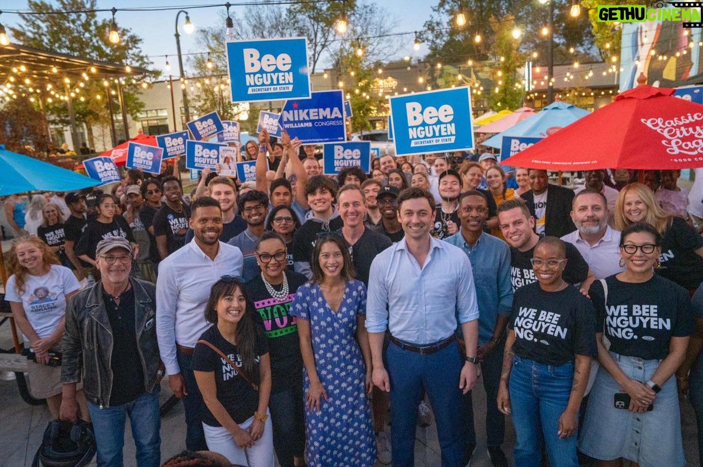 Jon Ossoff - 8.1K Likes - Bee Nguyen’s Summerhill GOTV push last night !