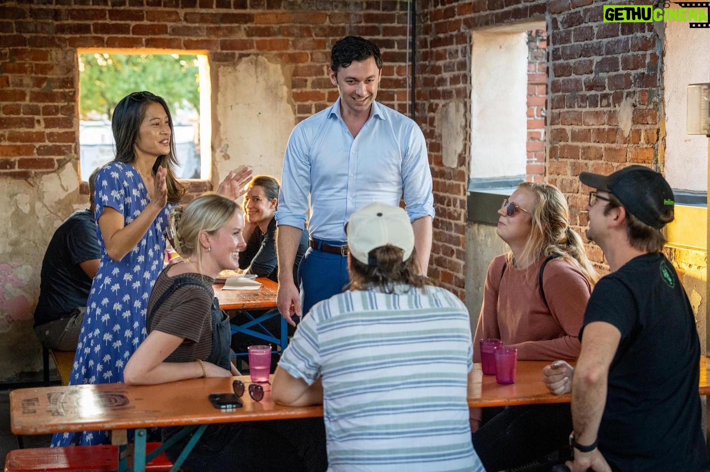 Jon Ossoff - 15.3K Likes - Meeting voters at Halfway Crooks Beer, Summerhill, Atlanta — yesterday with Bee Nguyen, our candidate for Secretary of State.
Photo by @_danielschwartz