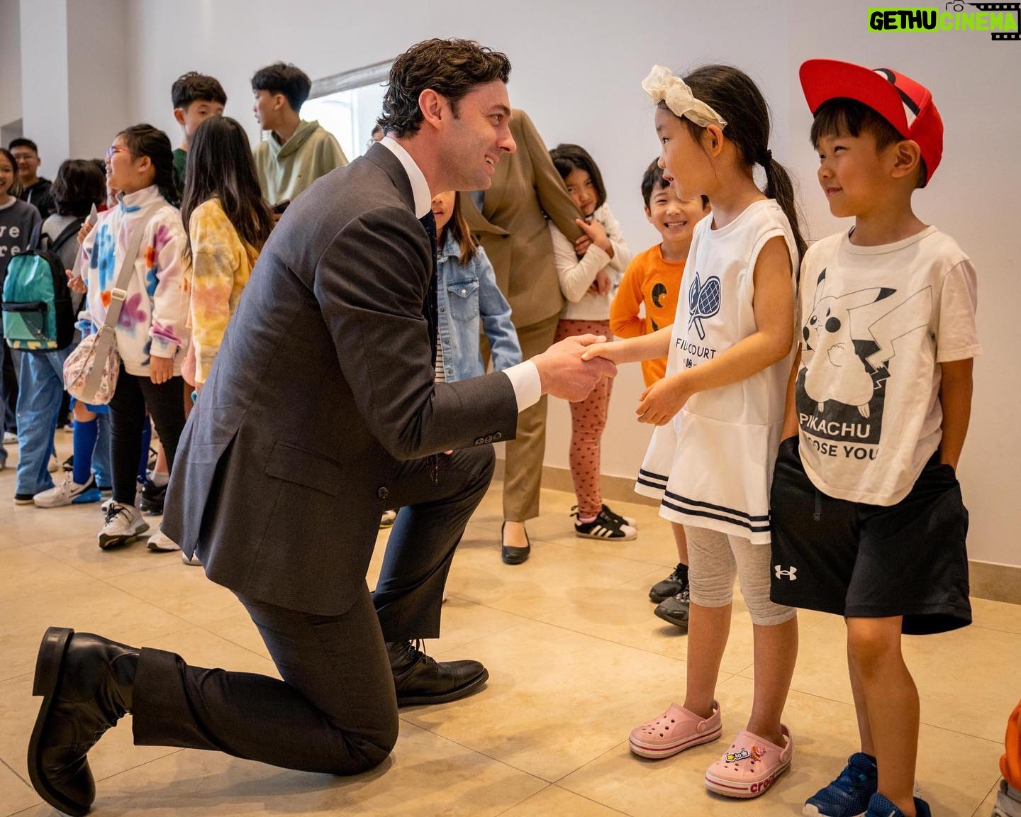 Jon Ossoff - 11.5K Likes - Thanks for the warm welcome at Korean Central Presbyterian Church!